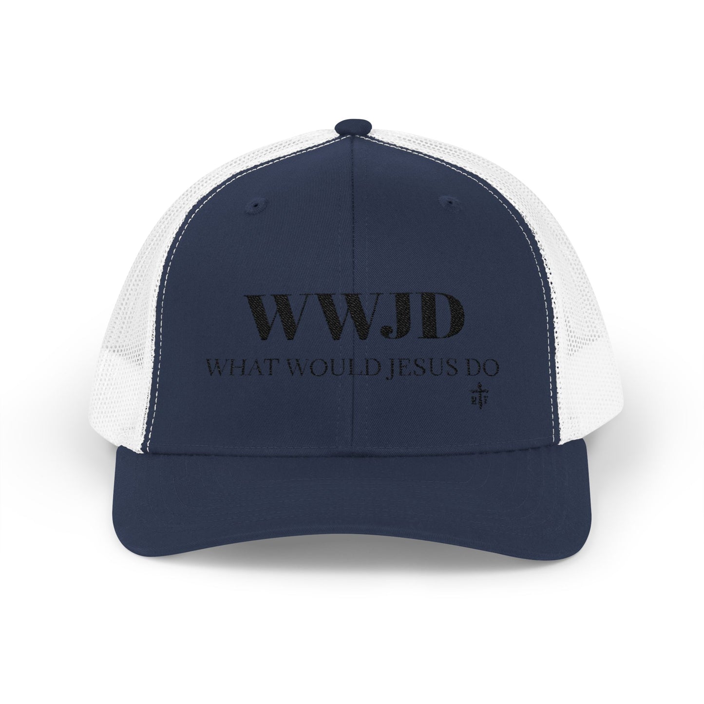 WWJD Snapback Trucker Cap - Faith-Based Fashion, Christian Gift, Casual Wear, Inspirational Accessory, Everyday Style