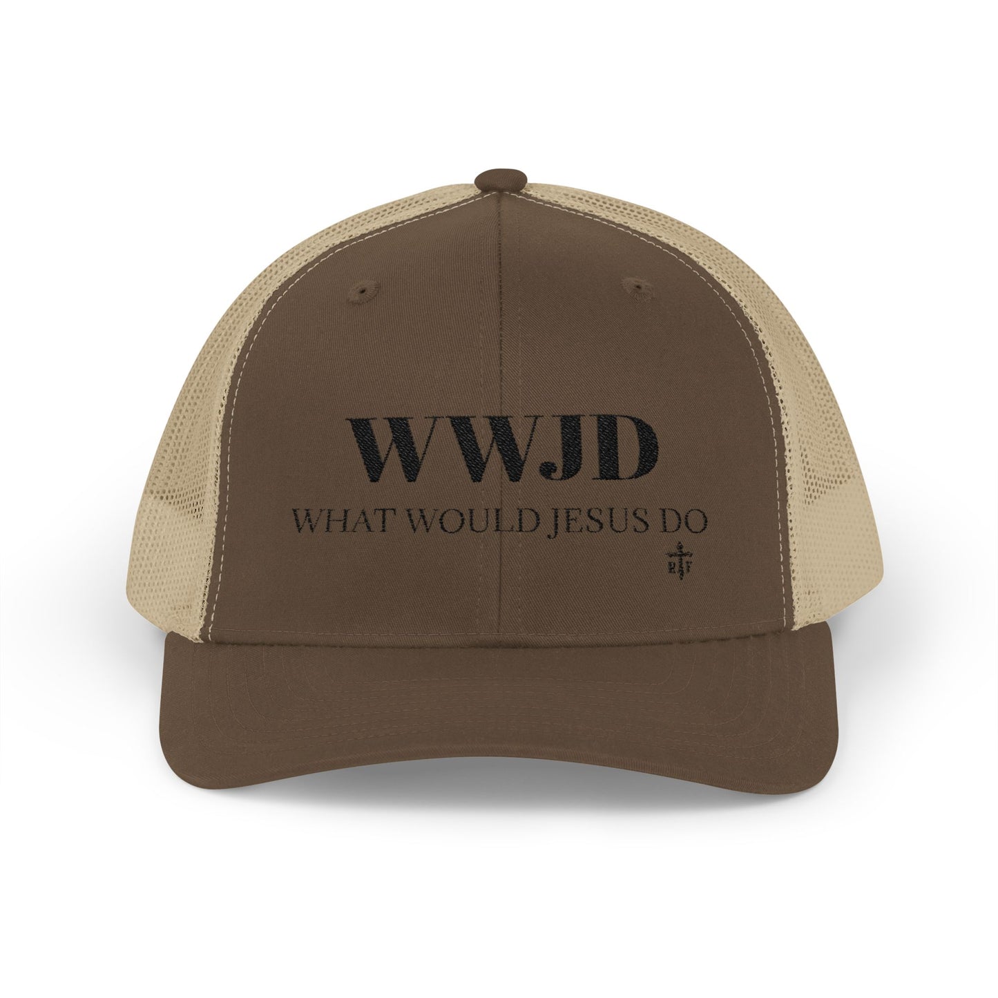 WWJD Snapback Trucker Cap - Faith-Based Fashion, Christian Gift, Casual Wear, Inspirational Accessory, Everyday Style