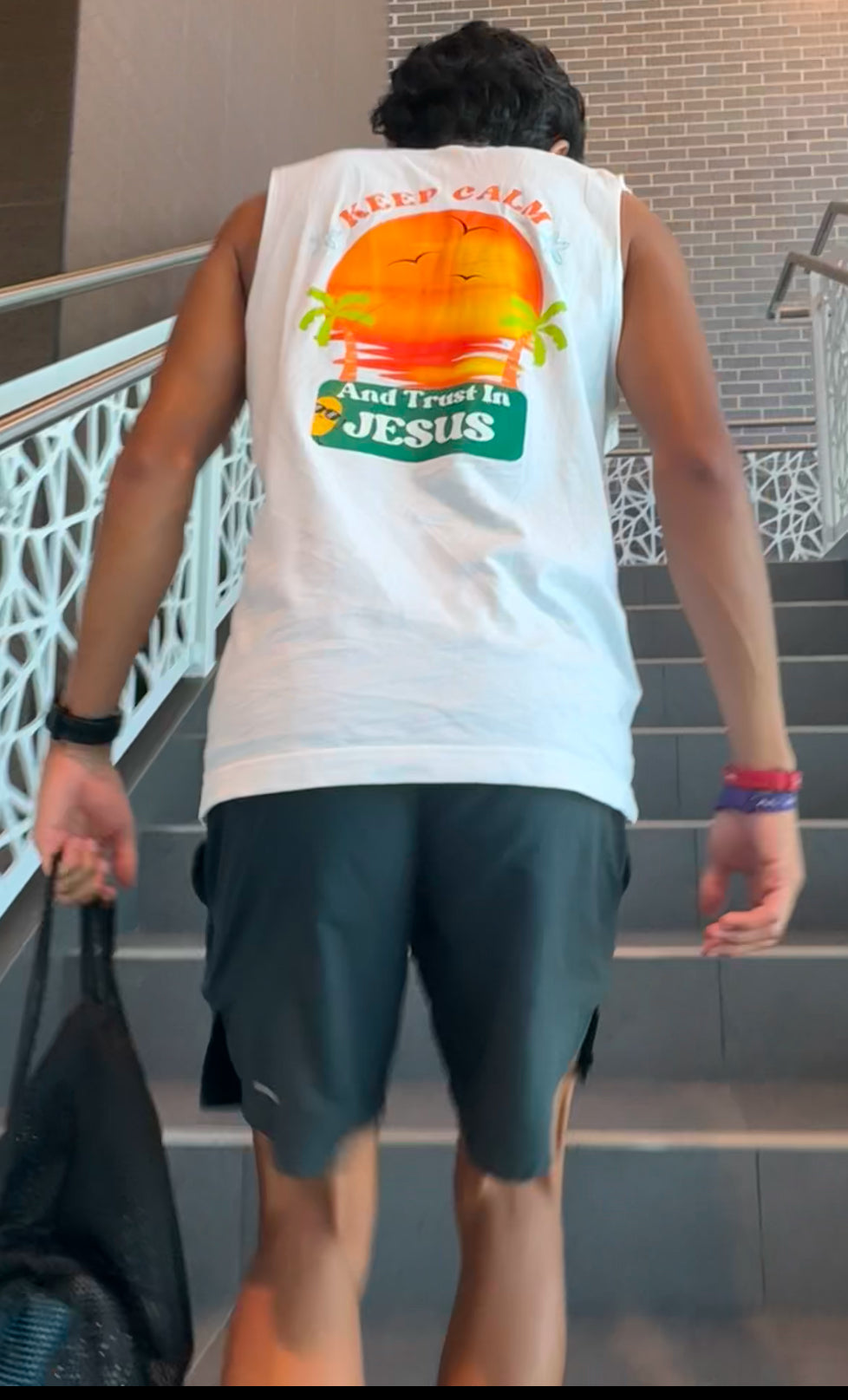 (Tank Top) Trust In Jesus Summer Tee